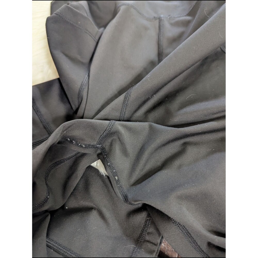 Storq Sport Black Maternity Athletic Leggings Media Pocket Size 3 M Medium - Picture 6 of 6